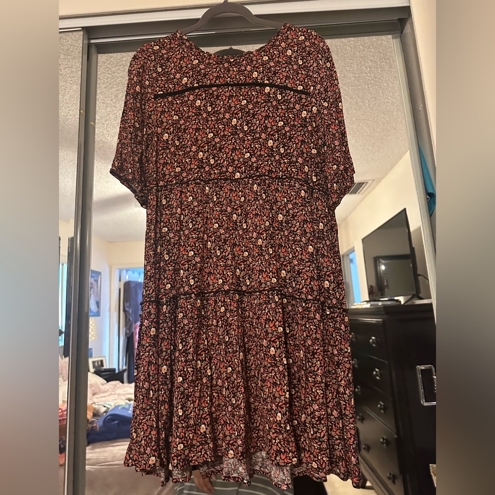 Target Floral Black Dress